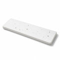 Plateau Terrazzo Fall en diatomite blanc cassé, à petits éclats gris discrets