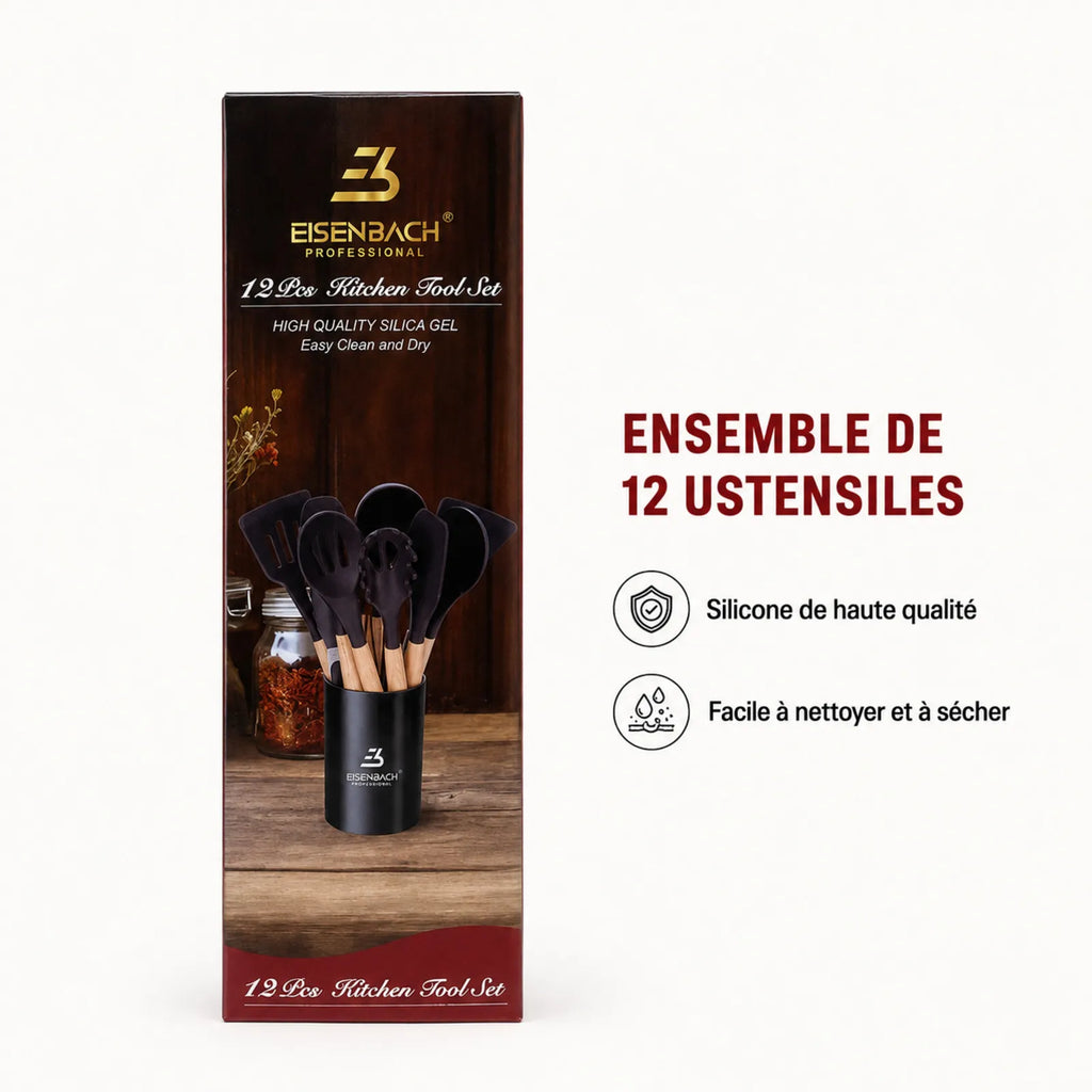 Emballage du set de 12 ustensiles de cuisine Eisenbach A0022