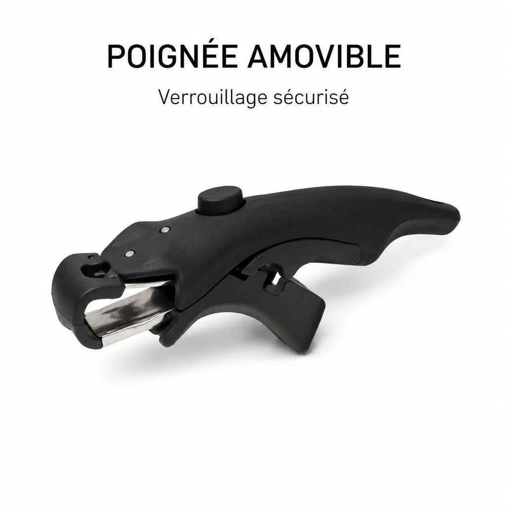 Poignée amovible sécurisée avec verrouillage pour la batterie de cuisine Just Perfecto JL-998.