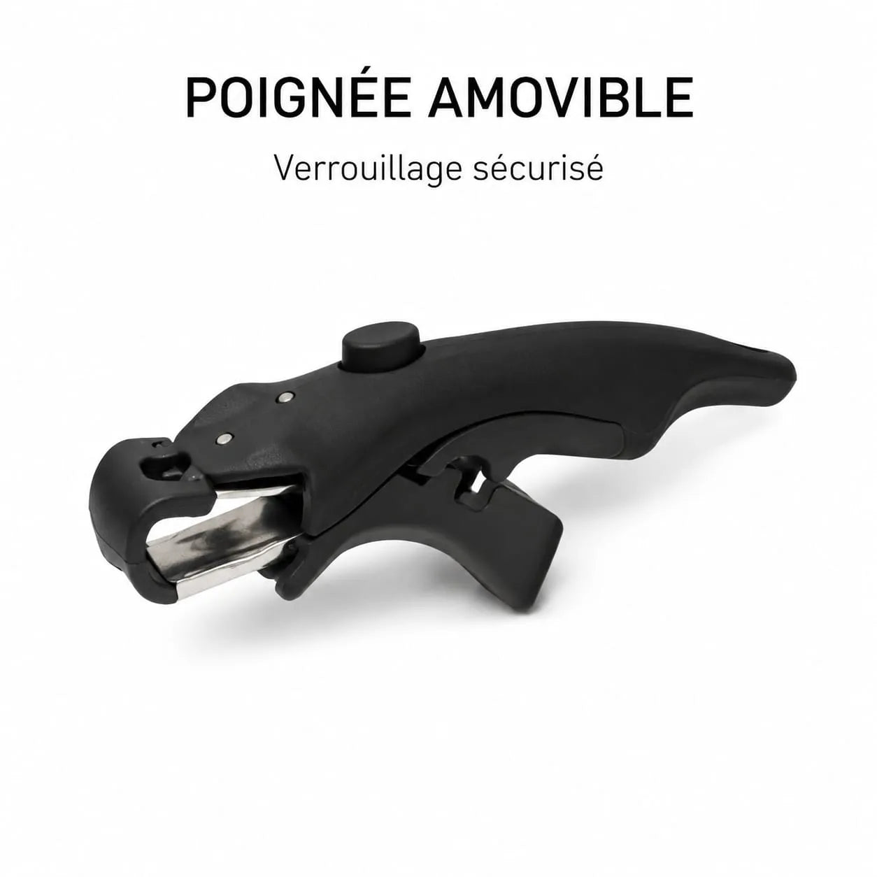 Poignée amovible sécurisée avec verrouillage pour la batterie de cuisine Just Perfecto JL-998.